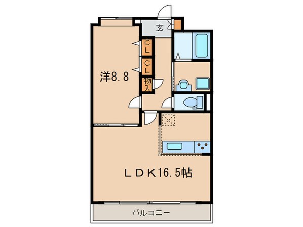 PLATZ KAKUOUZANの物件間取画像